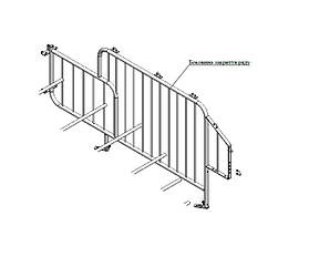 Боковина для закриття ряду для (моделі18)