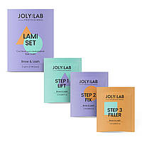 Набір для ламінування брів та вій Joly:Lab Set 1, 2, 3, об'єм 10 мл, фасування по 3 шт