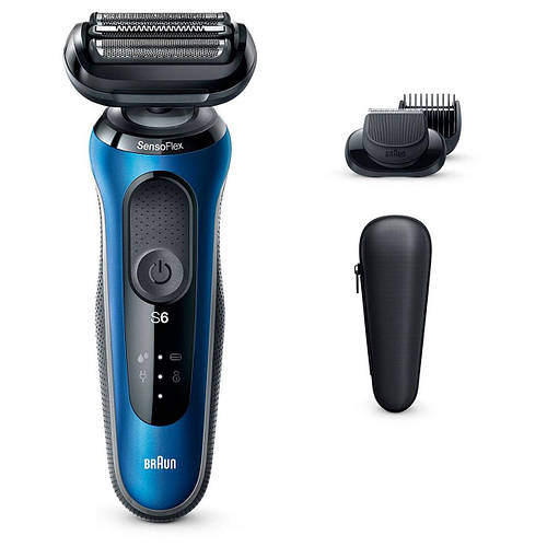 Купить Электробритва Braun Series 6 61-B1500s BLUE/BLACK, цена 7431 ...