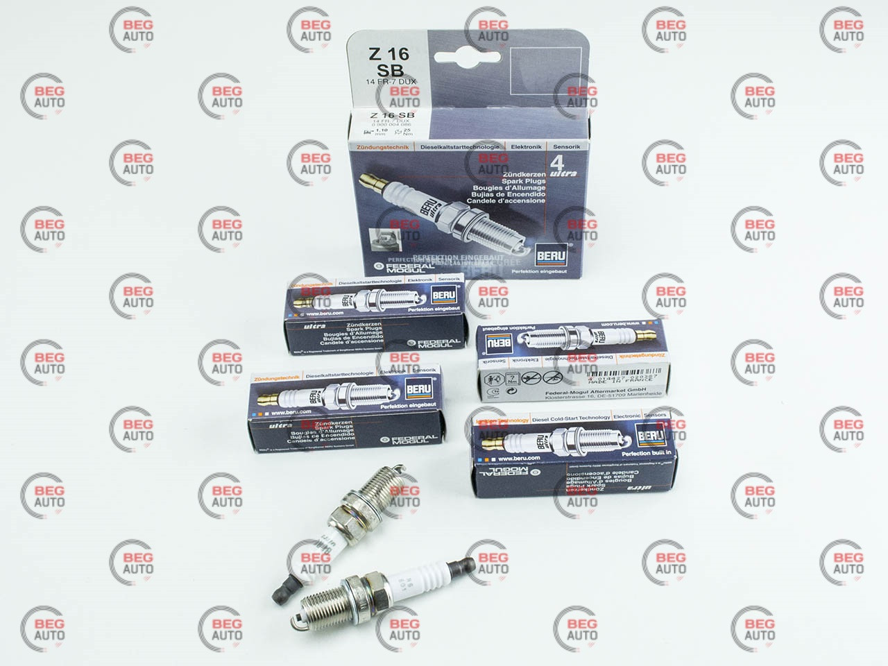 Свічки запалювання BERU 2110 16кл. (Z16SB) (BERU)