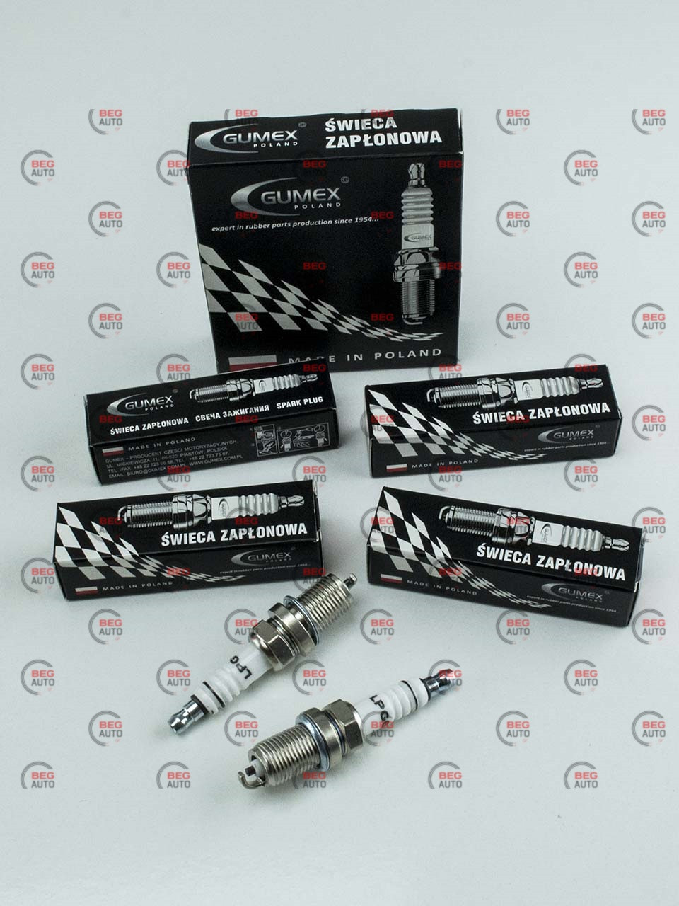 Свечи GUMEX LPG6 2110 16 кл. 16 газ. (заз.0,7) () (GUMEX Poland) (ID ...