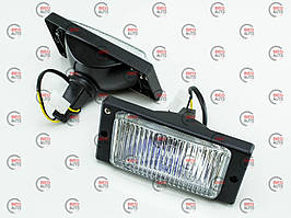 Фара протитум. Ваз-2110-15 (пара) рифлене, радужно-жовта (LA 519 BRY) (DLLA)