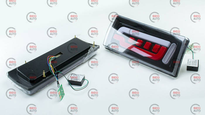 Фонарь 2107 задний ТЮНИНГ LED к-т TYPE AUDI Q7 RED (DH-405 RED ...