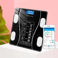 Напольные умные фитнес весы Bluetooth до 180 кг A-8003 / Смарт весы с приложением 543IM-65