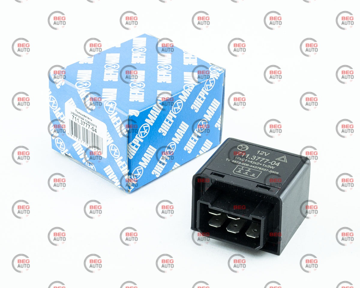 Реле поворотів з авар. 5-к 2105,газ (711.3777-04) (711.3777-04) (Энергомаш)