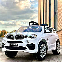 Детский электромобиль BMW X5 M (белый цвет) + кондиционер