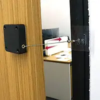 Петля доводчик на межкомнатную дверь с металлическим кабелем AutoMatic Door Closer