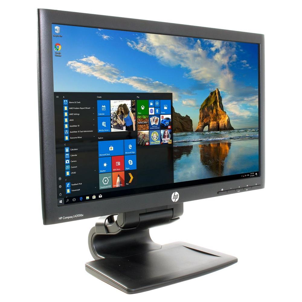 Монітор 20" 1600*900 TN HP LA2006x LED VGA DVI DP USB*2 Pivot чорний бв B Гар.12міс! #