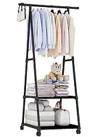 Передвижная вешалка для одежды до 20 кг The New Coat Rack (160 х 55 х 42 см) / Напольная стойка для одежды