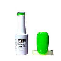 База каучукова неонова Lilly Beaute NEON Cover base №01, салатова, 8 мл