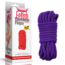Мотузка для бондажа Fetish Bondage Rope Purple