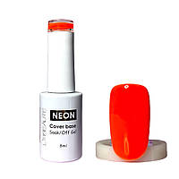 База каучукова неонова Lilly Beaute NEON Cover base №5, помаранчева, 8 мл