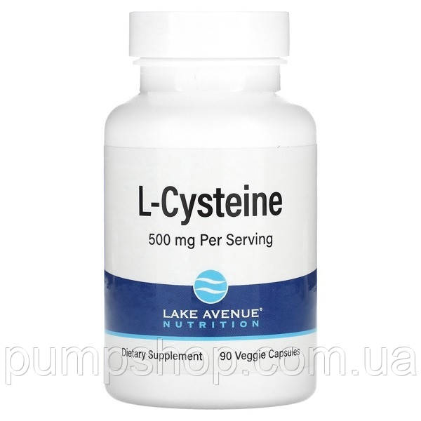 L-цистеїн Lake Avenue Nutrition L-Cysteine 500 мг 90 капс.