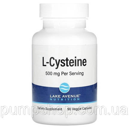 L-цистеїн Lake Avenue Nutrition L-Cysteine 500 мг 90 капс., фото 2