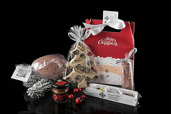 Подарунковий новорічний набір цукерок для дітей «Happy Santa»