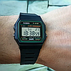 Наручний годинник Casio оригінал чорний F-91W retro collection, чоловічий Casio наручний годинник Касіо Ретро, фото 6
