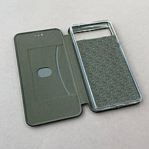 Чохол-книга для Google Pixel 6A книжка з підставкою на телефон гугл піксель 6а чорна stn, фото 3