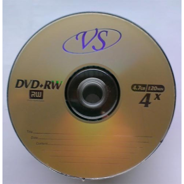 DVD+RW VS 4.7Gb Bulk50 4x - фото 1 - id-p1536802861