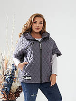 Жилетка жіноча з капюшоном, фото 5