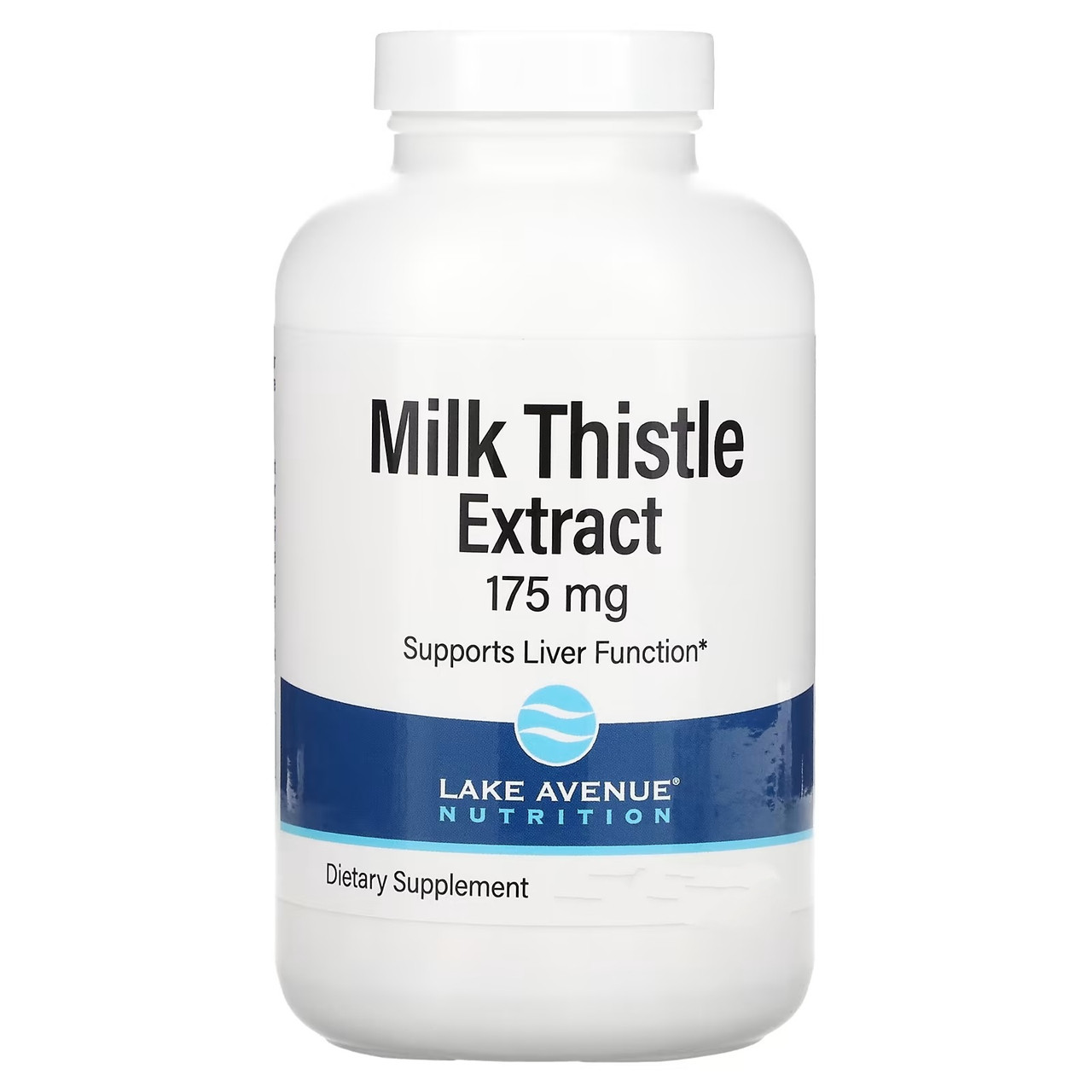 (уцінка термін по 6.25) Розторопша для печінки Lake Avenue Nutrition Milk Thistle Extract 175 мг (Силімарин) 90 капс.