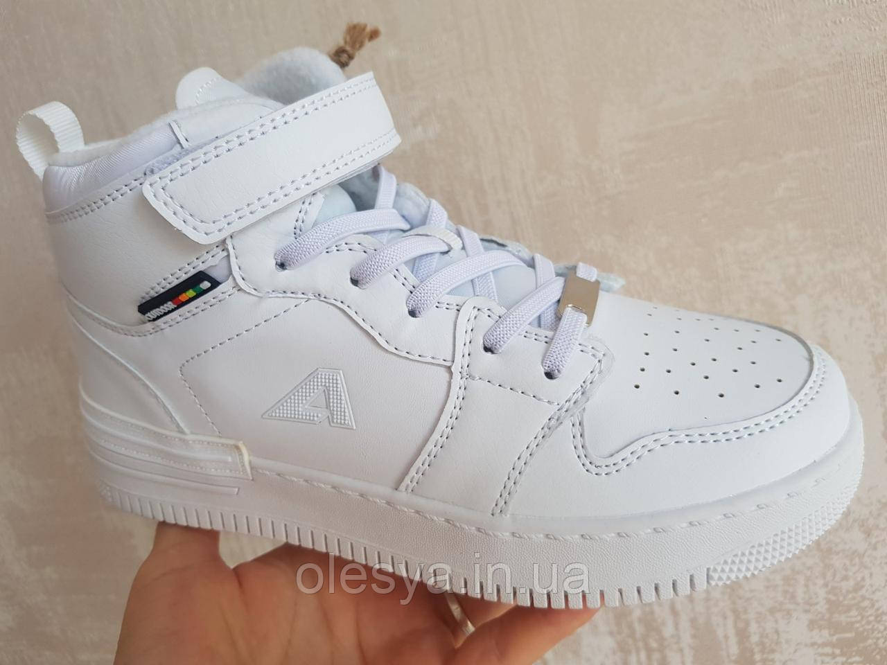 Кросівки, хайтопи American Club 103/22 білий розміри 33 34, фото 1