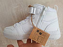 Хайтопи демі, кросівки утеплені American Club 103/22 білий розміри 33 34, фото 10