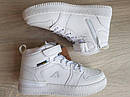 Хайтопи демі, кросівки утеплені American Club 103/22 білий розміри 33 34, фото 6