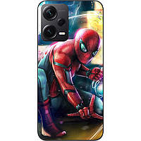 Силиконовый чехол для Xiaomi Redmi Note 12 Pro Plus 5G с картинкой Spider-Man