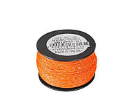 Веревка шнур микрокорд светоотражающая Atwood Rope MFG Micro Cord Reflective 38 м Neon Orange