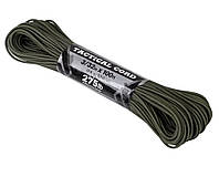 Шнур веревка тактический Atwood Rope MFG 275 Tactical Cord 30 м Olive Drab