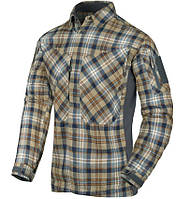 Рубашка тактическая Helikon-Tex MBDU Flannel Ginger Plaid D/R