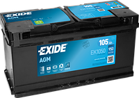 Акумулятор 105 Ah/12V EXIDE AGM Euro