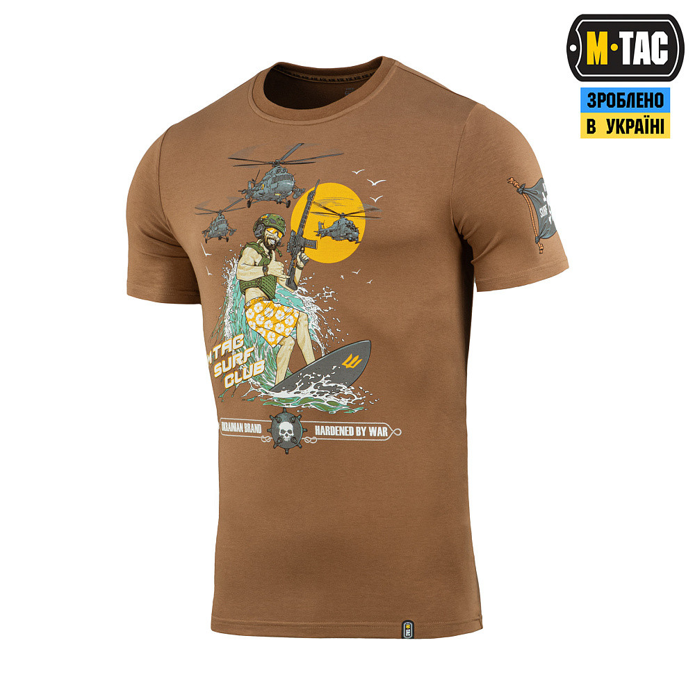M-TAC ФУТБОЛКА SURF CLUB COYOTE BROWN
