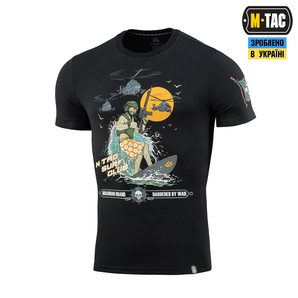 M-TAC ФУТБОЛКА SURF CLUB BLACK L