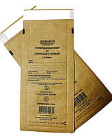 Крафт-пакет для парової та повітряної стерилізації інструменту 75*180мм Furman, 100шт/уп, коричневий