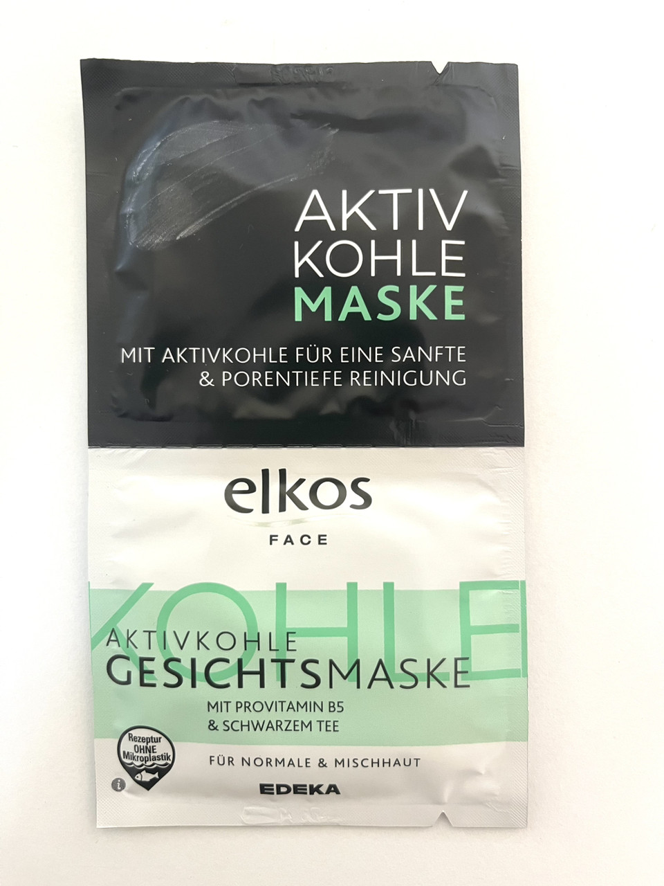 Маска для обличчя Elkos Aktiv Kohle Maske очисна 2x8 мл