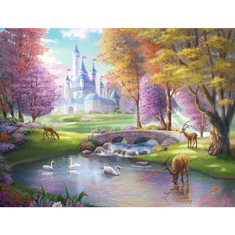 Картина за номерами 40x50 см DIY Замок Попелюшки (FRA 73504)