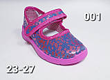 Тапочки Дитячі текстильна взуття Віталія на підошві з матеріалу ЕВА відрізняється легкістю, гнучкістю; аморти, фото 3