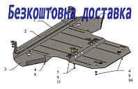 Защита двигателя Audi A8 D3 (2002-2010)(Защита двигателя Ауди А8 Д3) Кольчуга