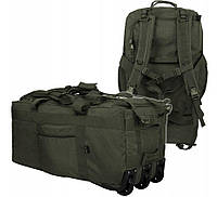 Сумка-рюкзак на колёсах 100 литров MIL-TEC Olive 13854001
