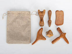 Набір дерев'яних масажних інструментів