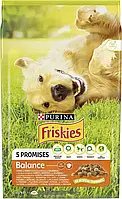 Сухой корм FRISKIES (Фрискис) Balance для взрослых собак с курицей, говядиной и овощами 10 кг (7613031395491)