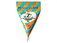 Успокаивающая ночная маска для лица с тыквой May Island 7 Days Secret Healing Pumpkin Sleeping Pack, 5 грамм