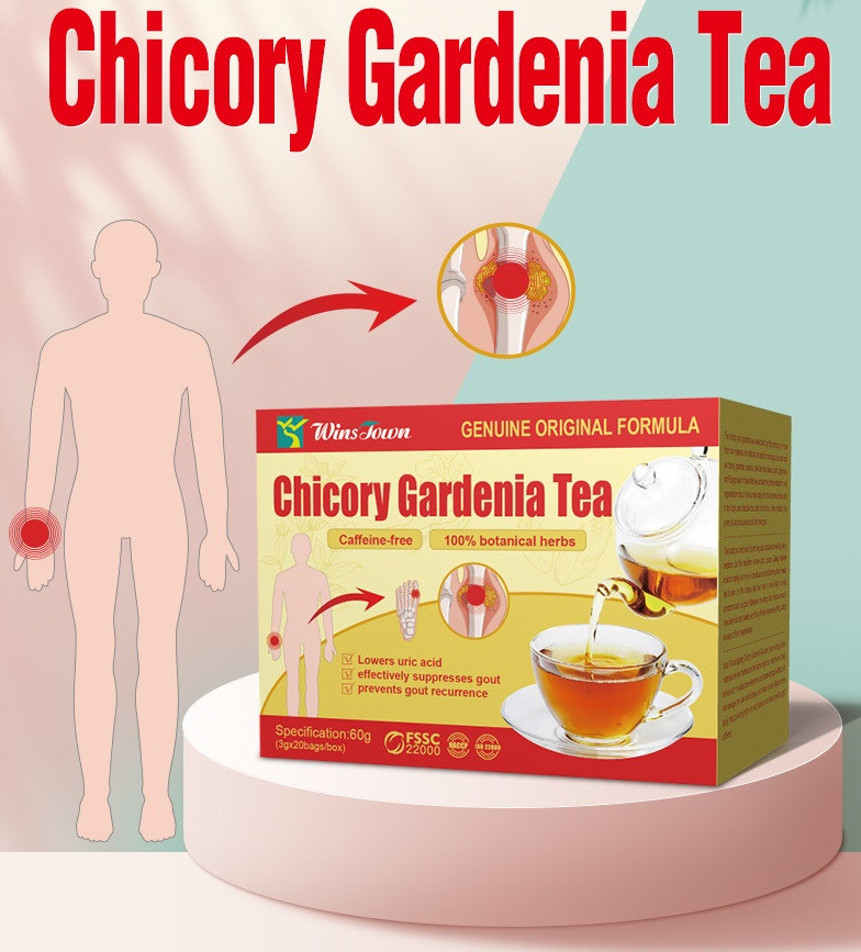 Чай Chicory Gardenia від подагри 60 г (20х3г), виведення молочної кислоти