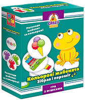 Гра настільна Vladi Toys розважальна Crazy Koko "Кольорові жабенята" VT8025-06