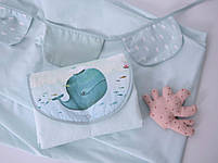 Сповивальний матрац дорожній Baby Veres 73х58 Menthol whale, фото 3