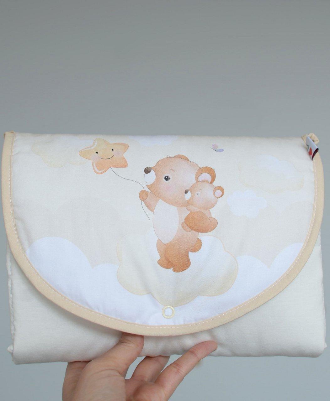 Сповивальний матрац дорожній Baby Veres 73х58 Bear