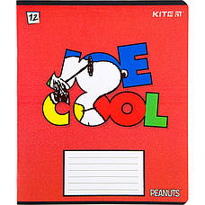 Зошит шкільний Kite Snoopy SN22-234, 12 аркушів, лінія, фото 3