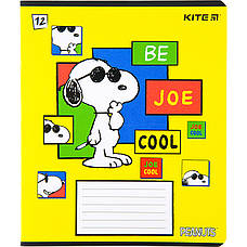 Зошит шкільний Kite Snoopy SN22-234, 12 аркушів, лінія, фото 5