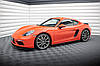 Леза під пороги Porsche 718 Cayman 982 тюнінг обвіс спідниця елерон, фото 2
